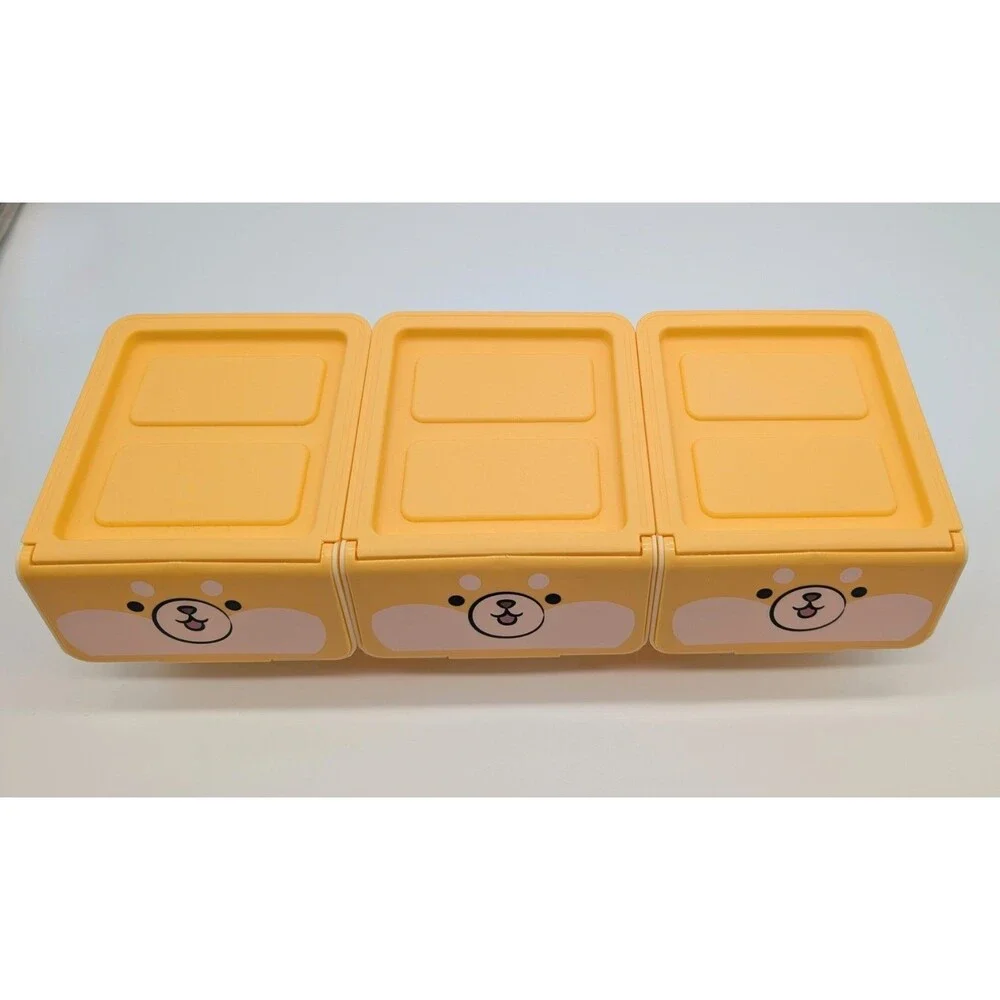 Miniso Shiba Mini Family Storage Boxes Teens Makeup Vanity Stackable